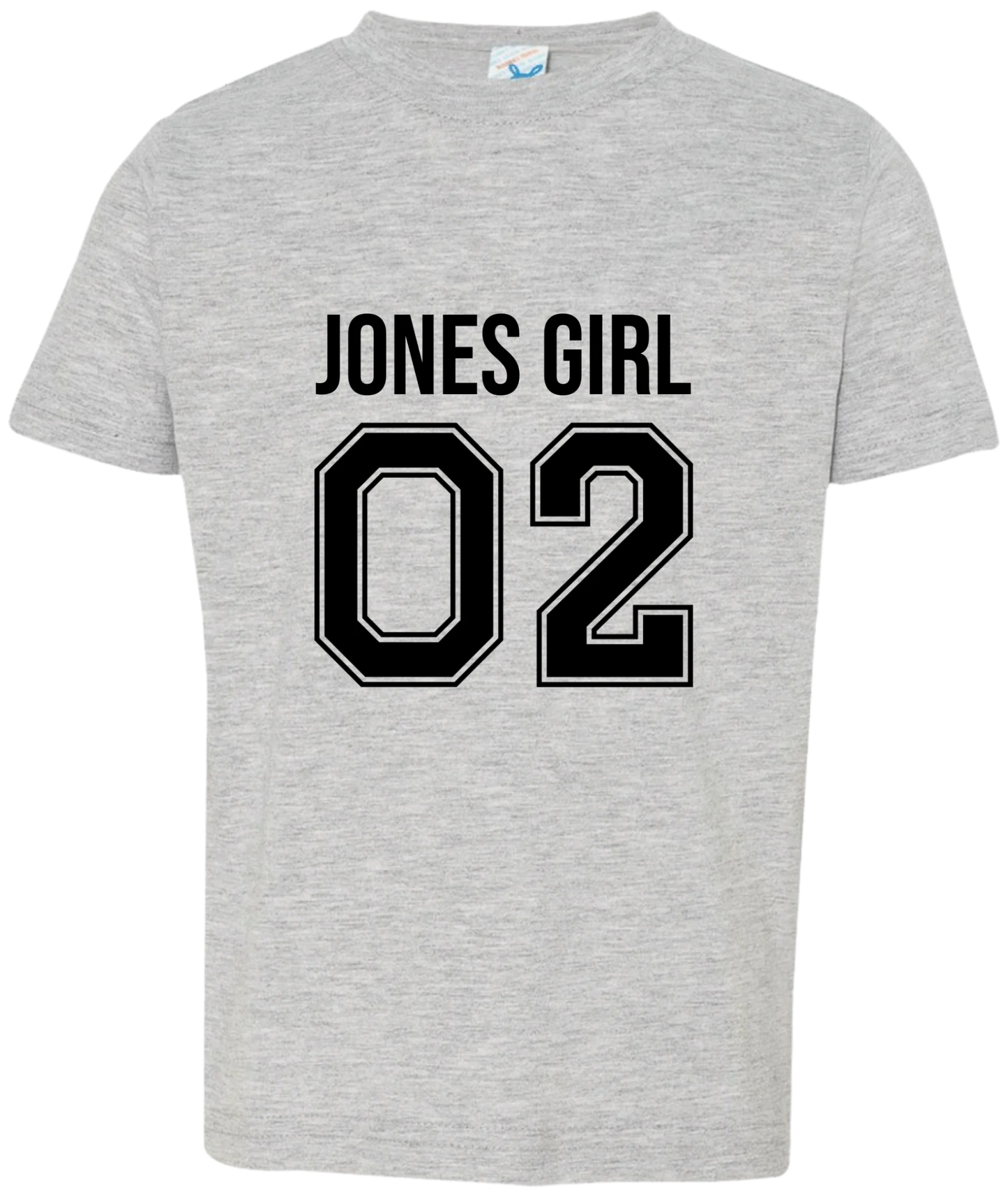 Personalized Last Name Sport Team Style Matching Shirts (design on front) BK