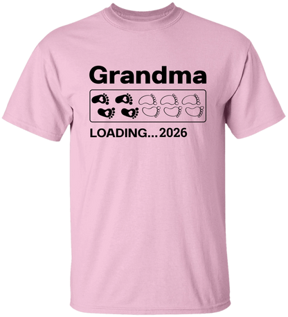 Personalized Grandma & Grandpa Loading Matching Shirts BK