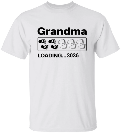 Personalized Grandma & Grandpa Loading Matching Shirts BK