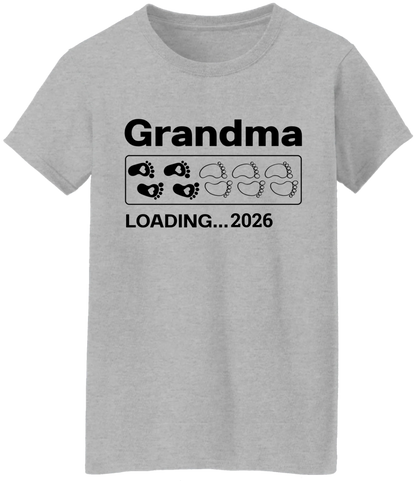 Personalized Grandma & Grandpa Loading Matching Shirts BK