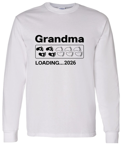 Personalized Grandma & Grandpa Loading Matching Shirts BK