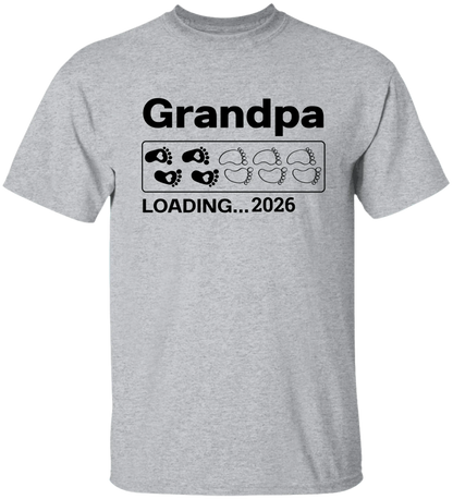 Personalized Grandma & Grandpa Loading Matching Shirts BK