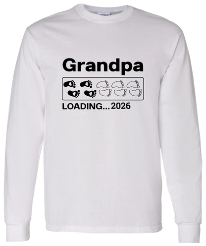Personalized Grandma & Grandpa Loading Matching Shirts BK