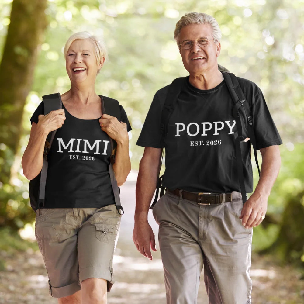 Personalized Mimi & Poppy Matching Shirts