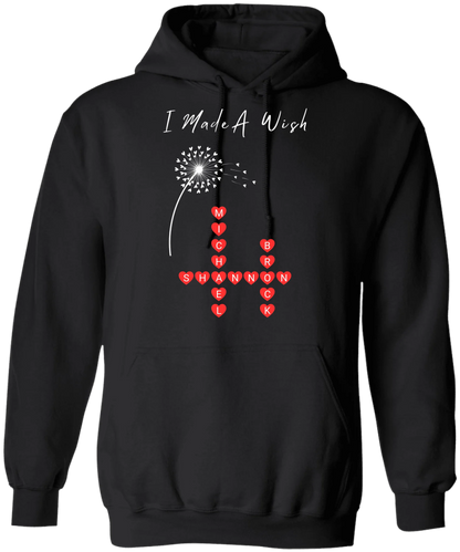 Personalized I Made A Wish & Name Crossword Matching Shirts