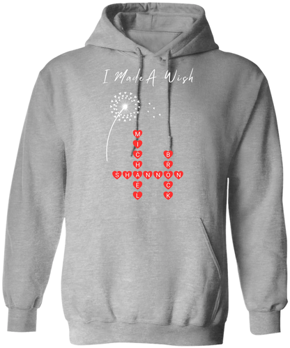 Personalized I Made A Wish & Name Crossword Matching Shirts
