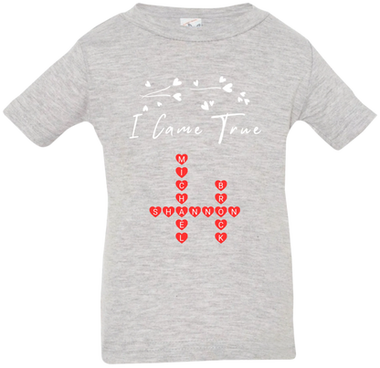 Personalized I Made A Wish & Name Crossword Matching Shirts