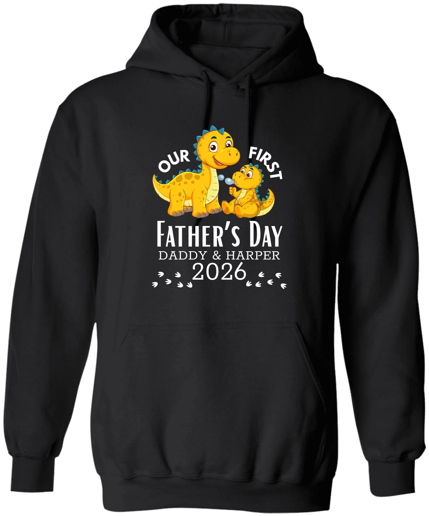 Personalized - Our First Father's Day Dad & Baby Dinosaur Matching Shirts