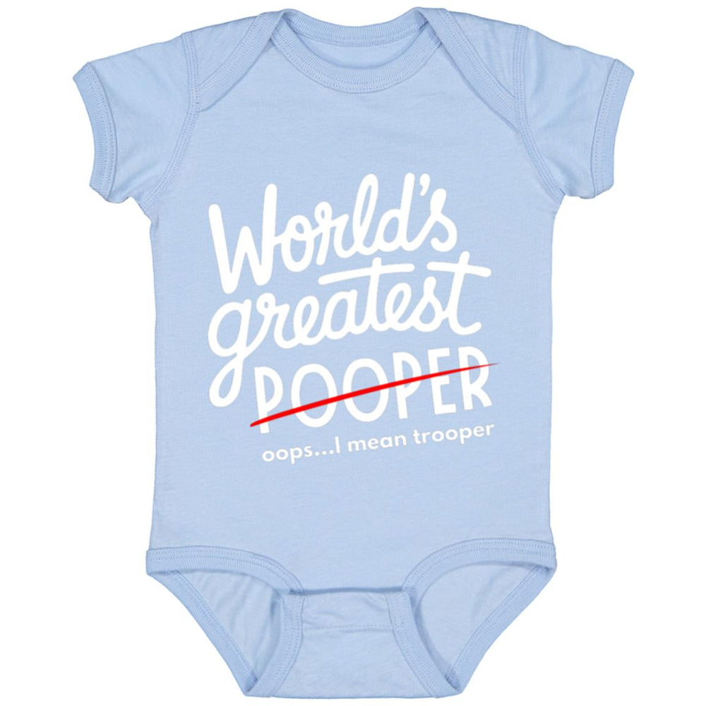 World's Greatest Pooper Infant Bodysuit and Shirts