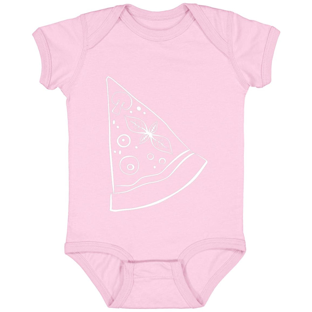 Baby #1 Graphic Pizza Slice Infant Bodysuit & Shirts