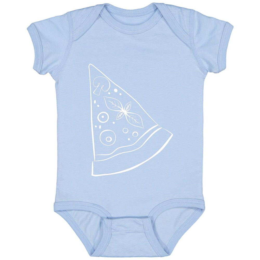 Baby #1 Graphic Pizza Slice Infant Bodysuit & Shirts