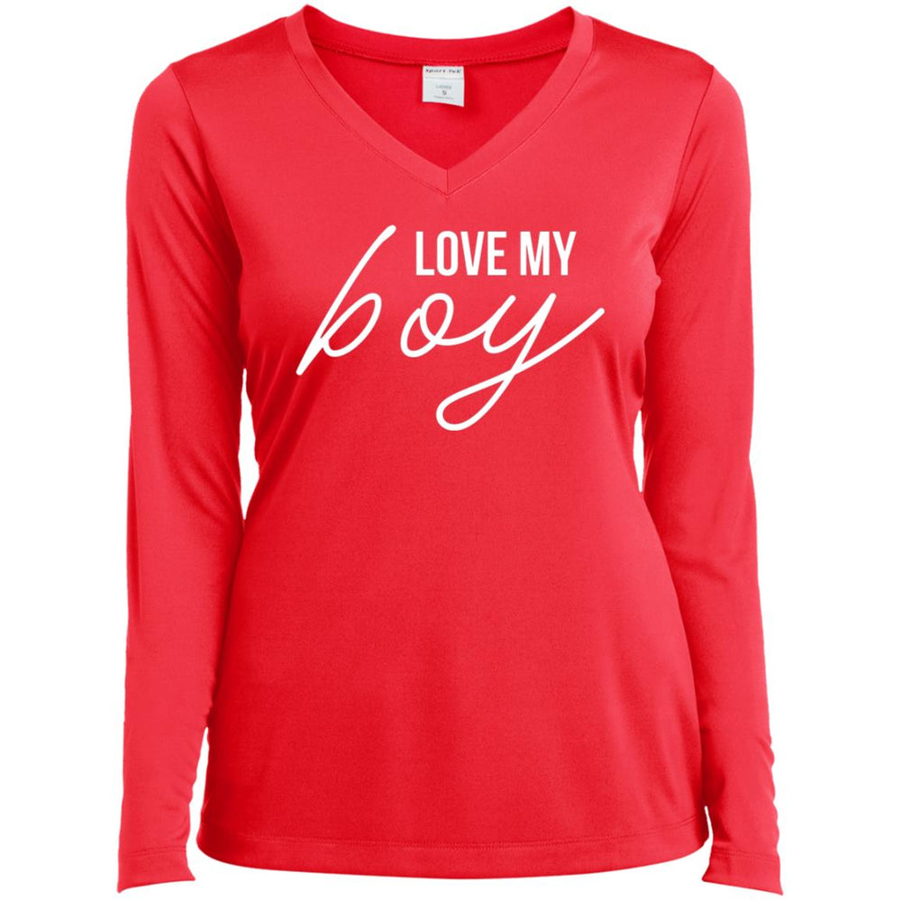 Love My Boy Ladies T-Shirt