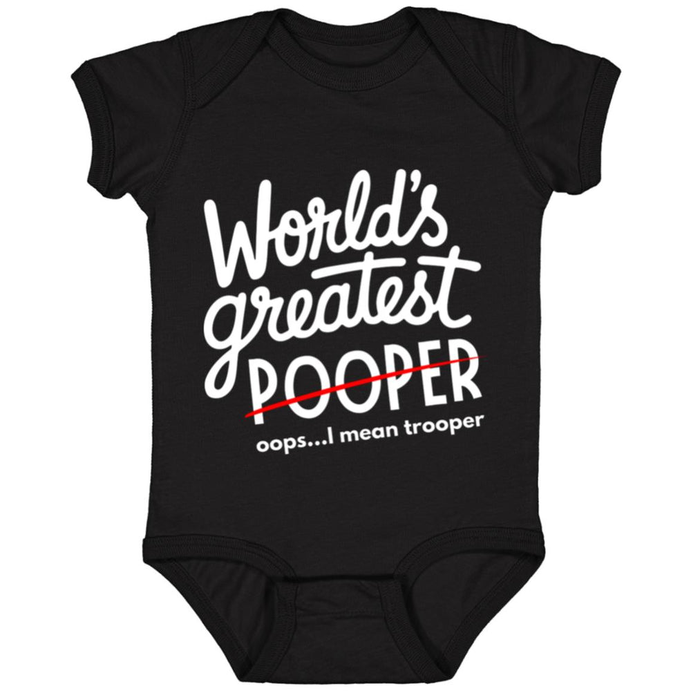 World's Greatest Pooper Infant Bodysuit and Shirts