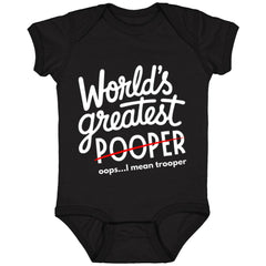 World's Greatest Pooper Infant Bodysuit and Shirts