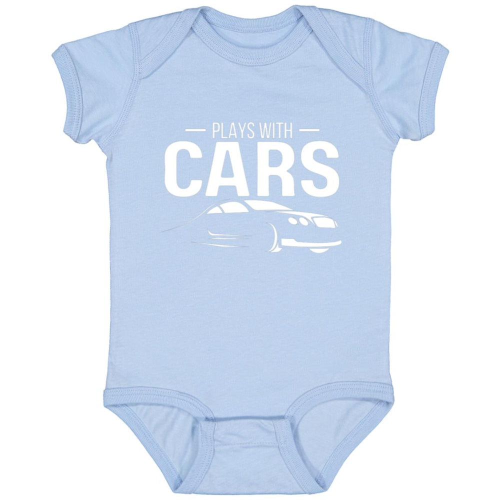 Plays With Cars Infant Bodysuit and T-Shirts