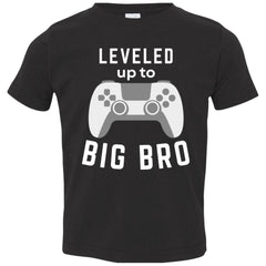 Leveled Up to Big Bro Toddler & Youth Shirts