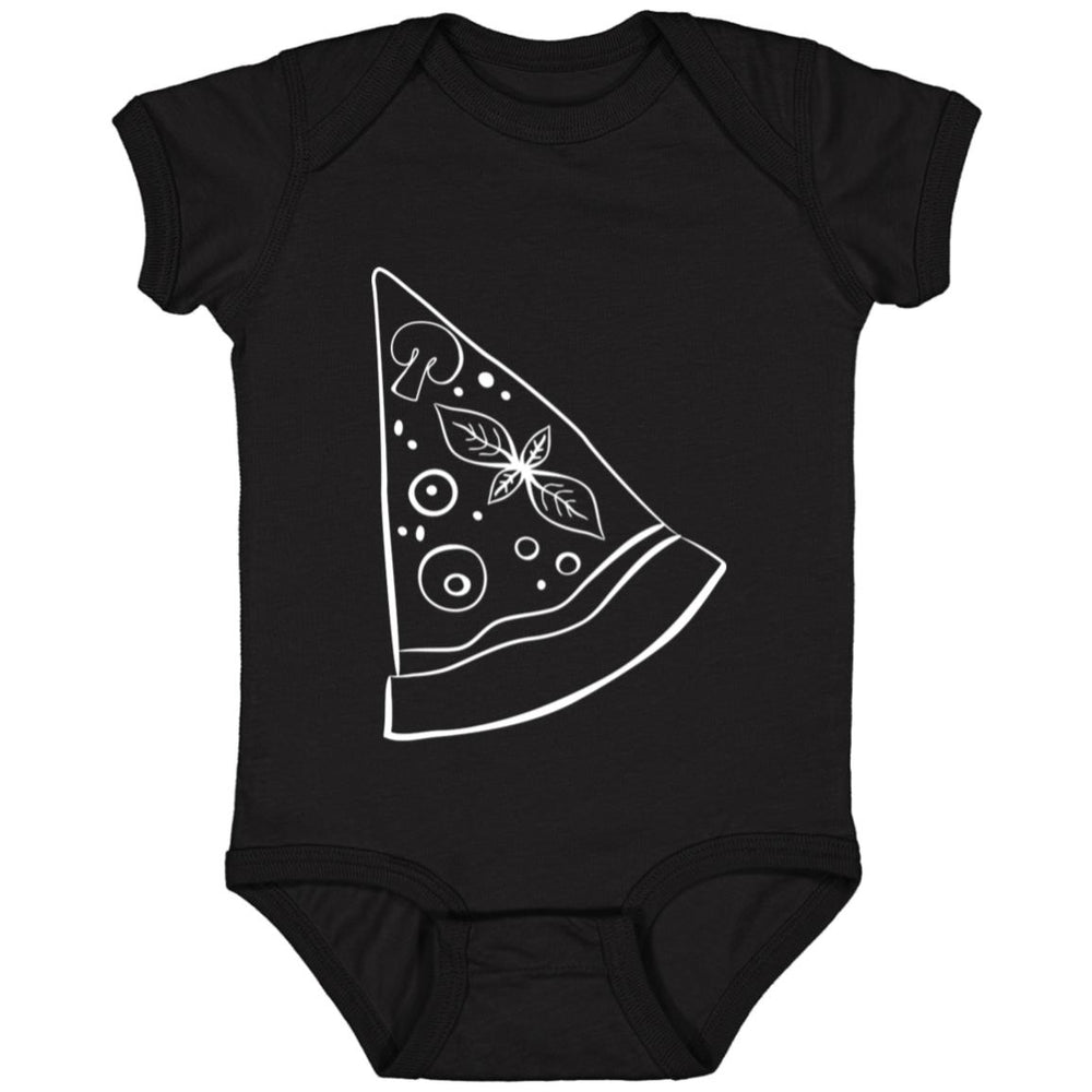 Baby #1 Graphic Pizza Slice Infant Bodysuit & Shirts