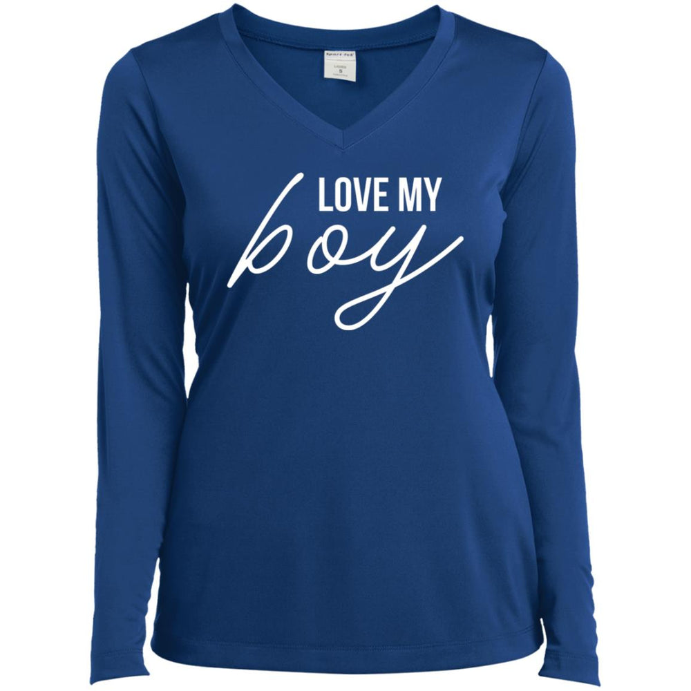 Love My Boy Ladies T-Shirt