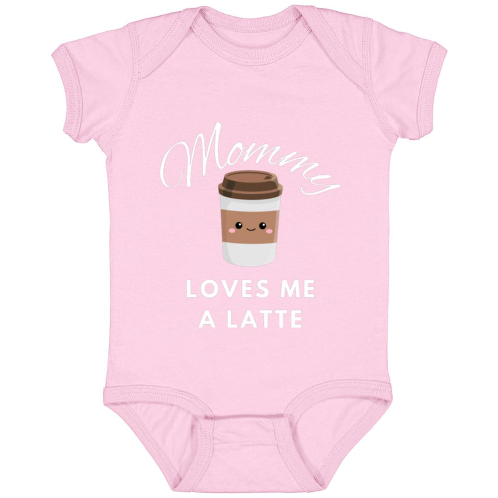 Mommy Loves Me A Latte Infant Bodysuit and T-Shirts
