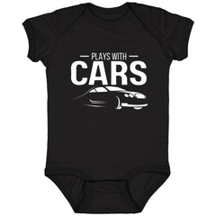 Plays With Cars Infant Bodysuit and T-Shirts