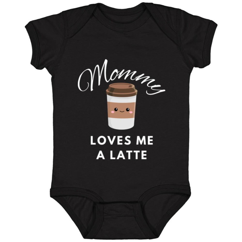 Mommy Loves Me A Latte Infant Bodysuit and T-Shirts