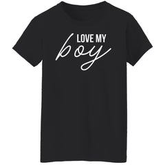 Love My Boy Ladies T-Shirt