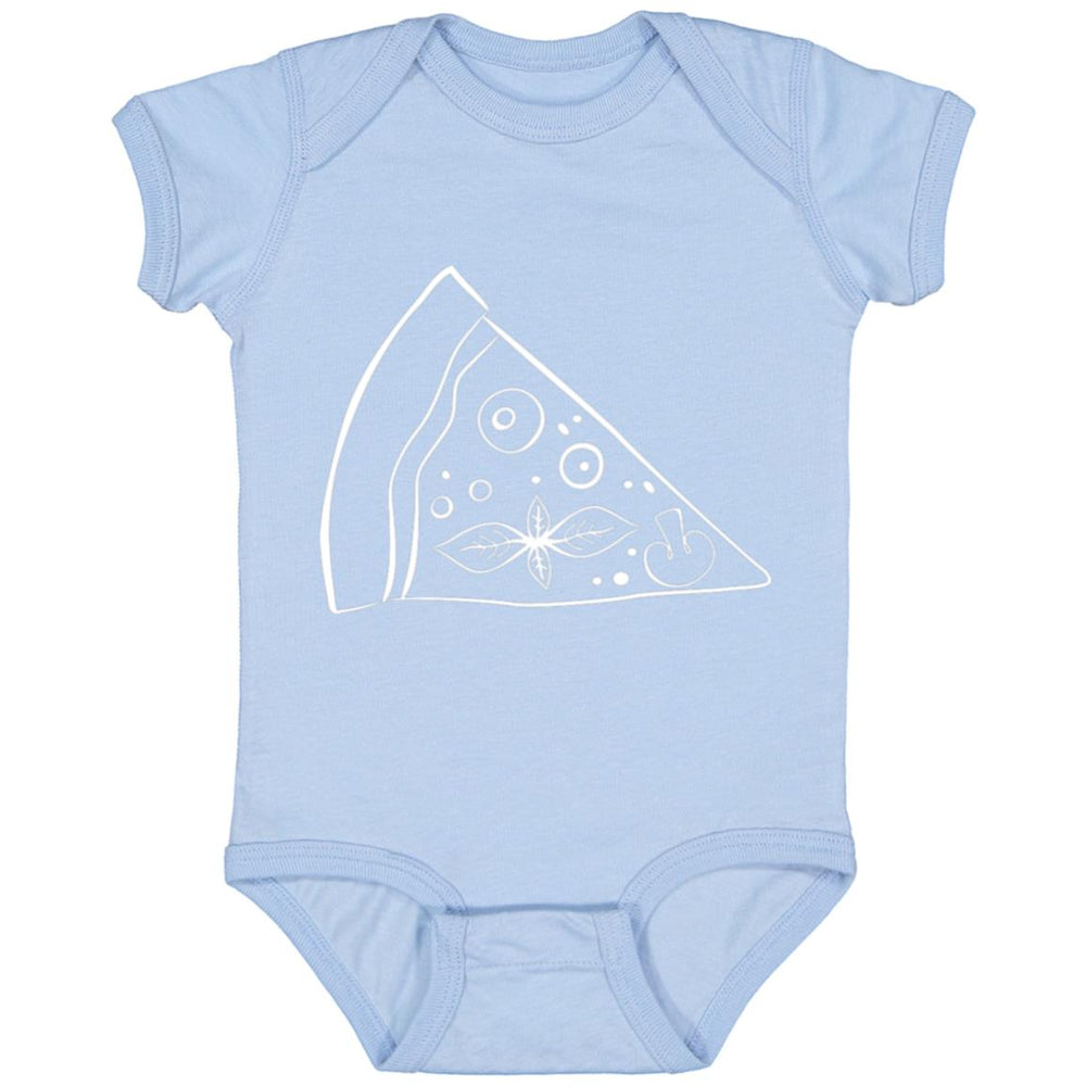 Baby #2 Graphic Pizza Slice Infant Bodysuit & Shirts