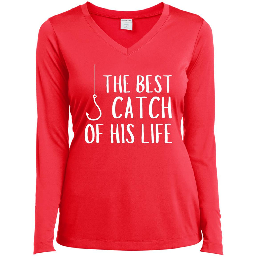 The Best Catch of his Life Ladies T-Shirt