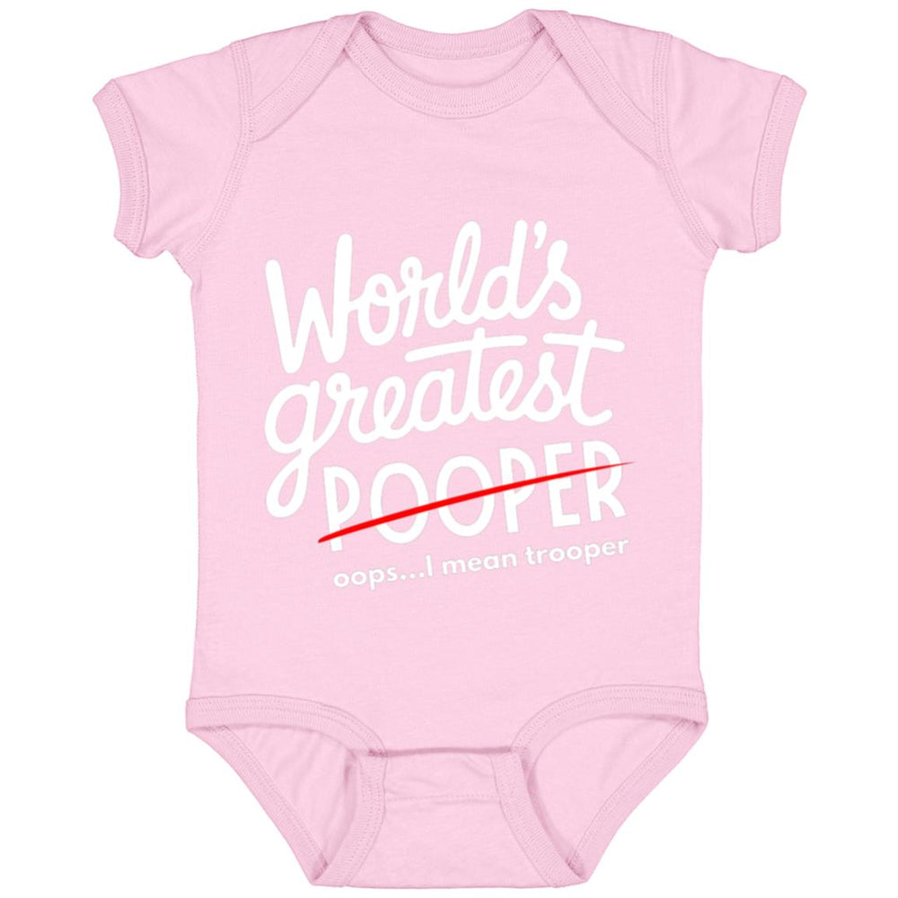 World's Greatest Pooper Infant Bodysuit and Shirts