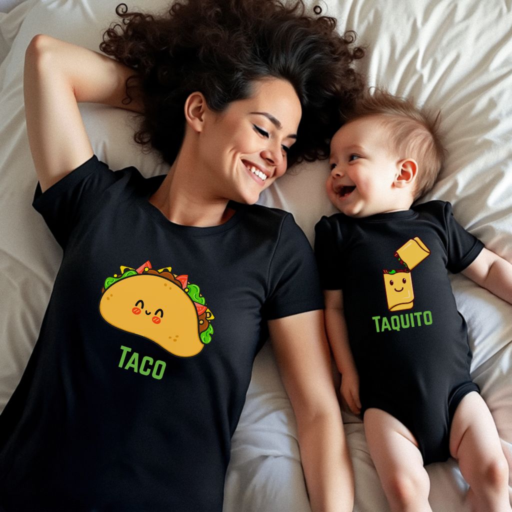 Taco and Taquito Matching Shirts