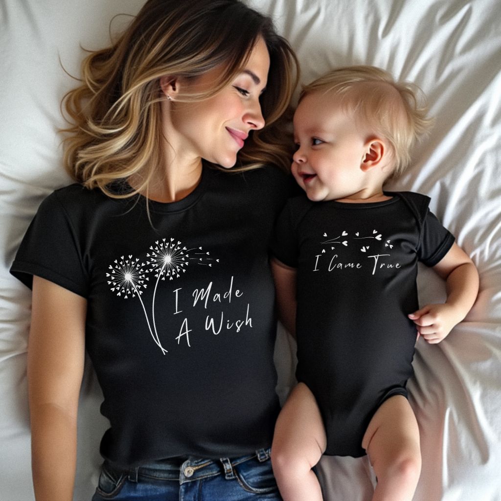 I Made A Wish & I Came True Matching Shirts