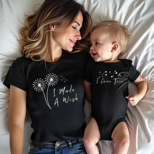 I Made A Wish & I Came True Matching T-Shirts