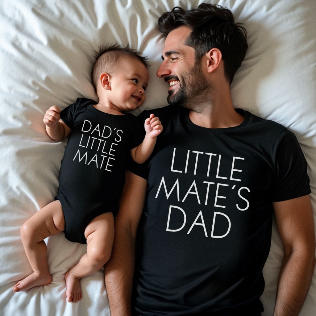 Little Mate Dad and Son Matching Shirts