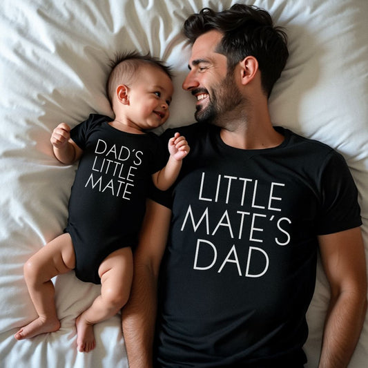 Little Mate Dad and Son Matching Shirts