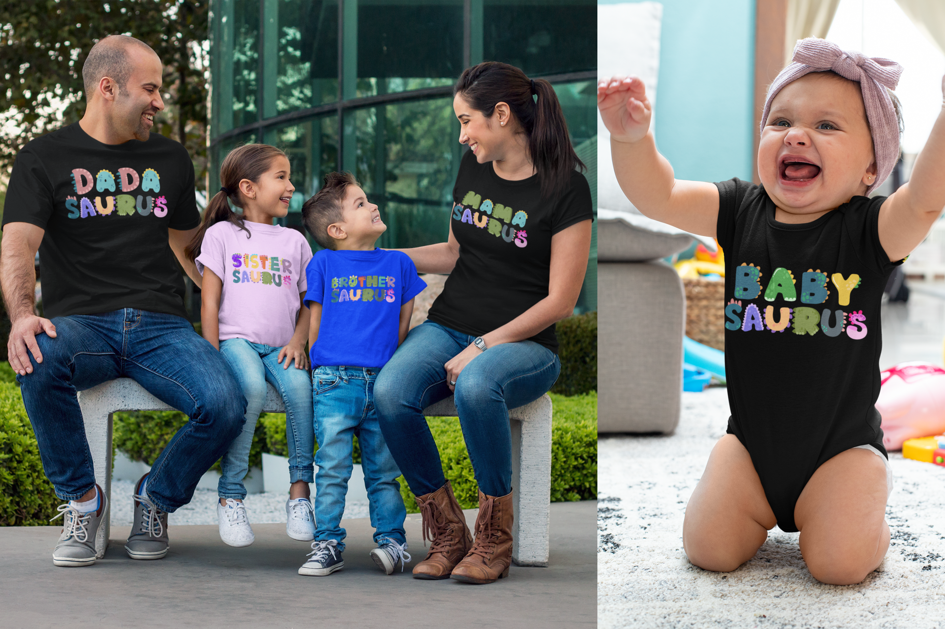 Dinosaur Matching Family Shirts