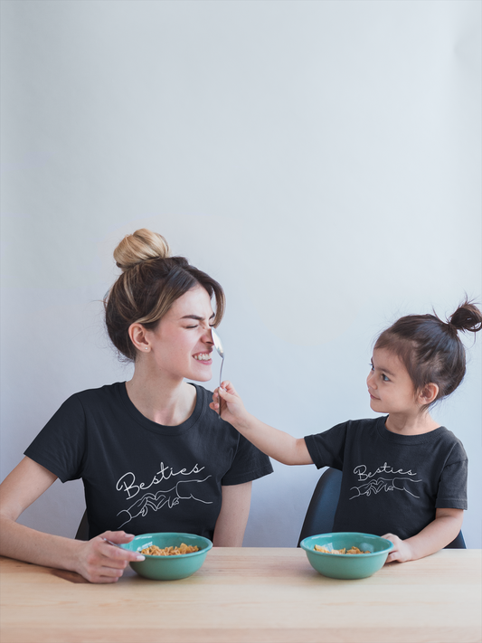 Besties Mother and Daughter Matching Shirts