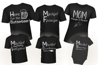 Wizarding Family Matching T-Shirts