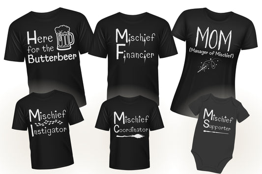 Wizarding Family Matching T-Shirts