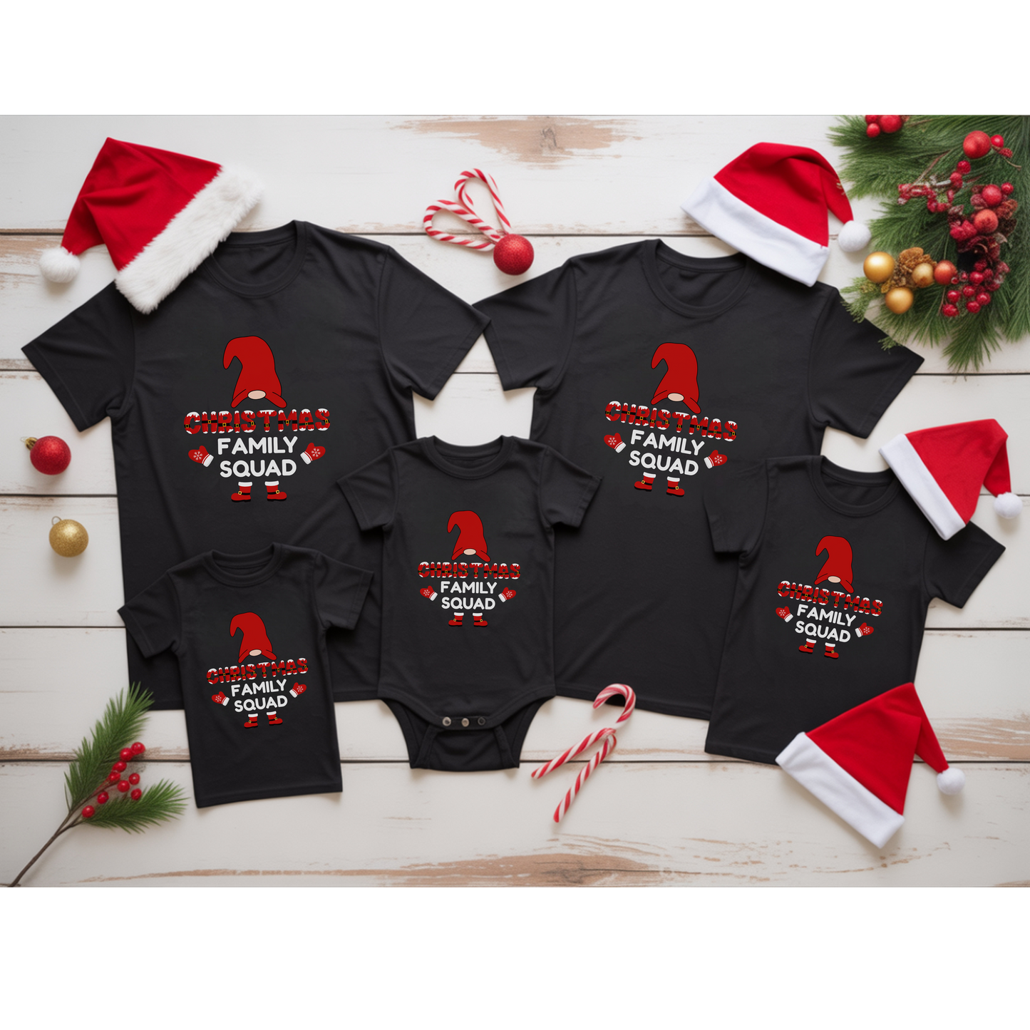 Christmas Family Squad Matching Shirts