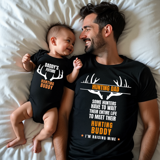 Hunting Dad and Son Matching T-Shirts